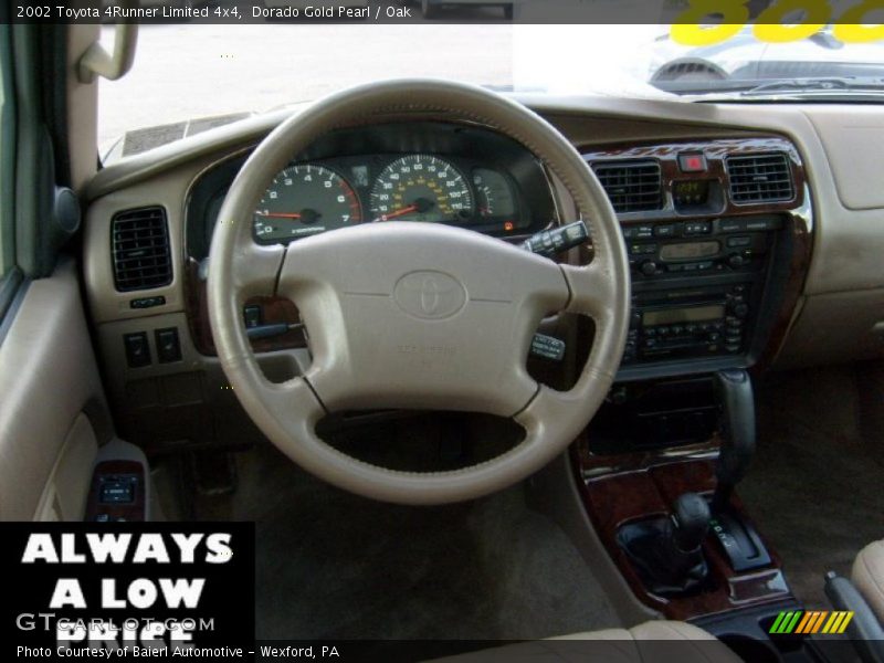 Dorado Gold Pearl / Oak 2002 Toyota 4Runner Limited 4x4