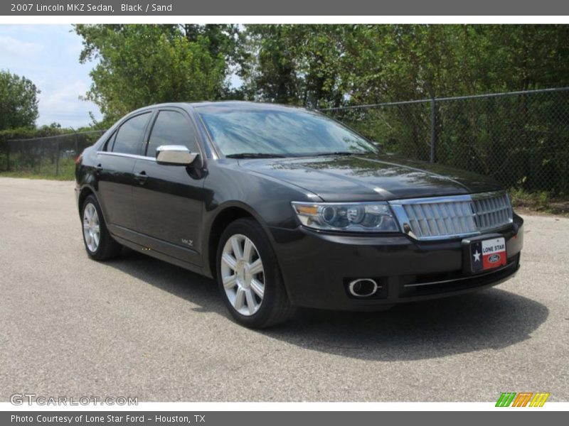 Black / Sand 2007 Lincoln MKZ Sedan