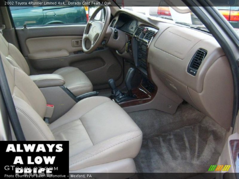 Dorado Gold Pearl / Oak 2002 Toyota 4Runner Limited 4x4