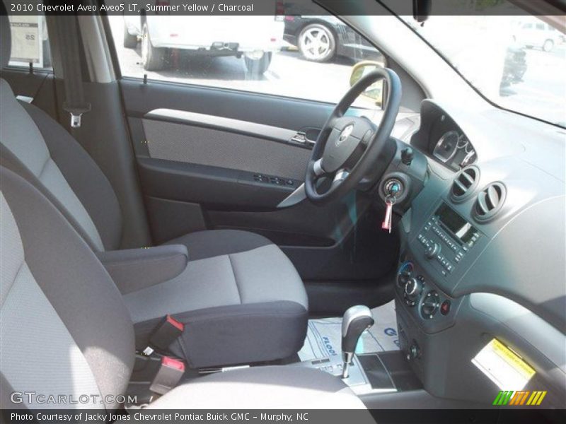 Summer Yellow / Charcoal 2010 Chevrolet Aveo Aveo5 LT
