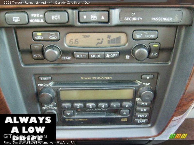 Dorado Gold Pearl / Oak 2002 Toyota 4Runner Limited 4x4