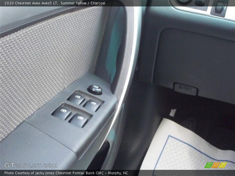 Summer Yellow / Charcoal 2010 Chevrolet Aveo Aveo5 LT