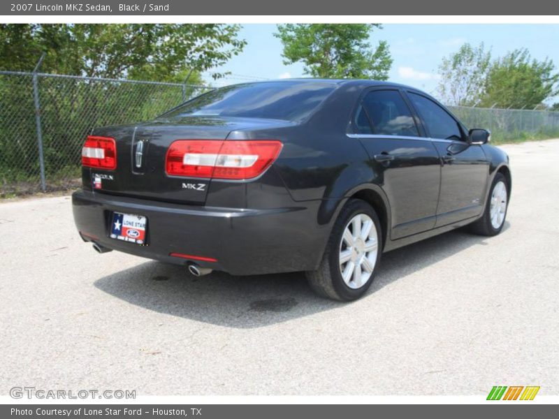 Black / Sand 2007 Lincoln MKZ Sedan