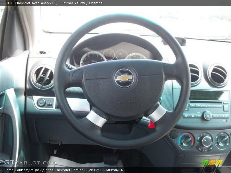 Summer Yellow / Charcoal 2010 Chevrolet Aveo Aveo5 LT