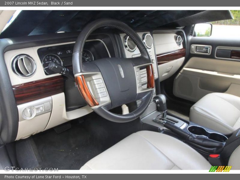 Black / Sand 2007 Lincoln MKZ Sedan