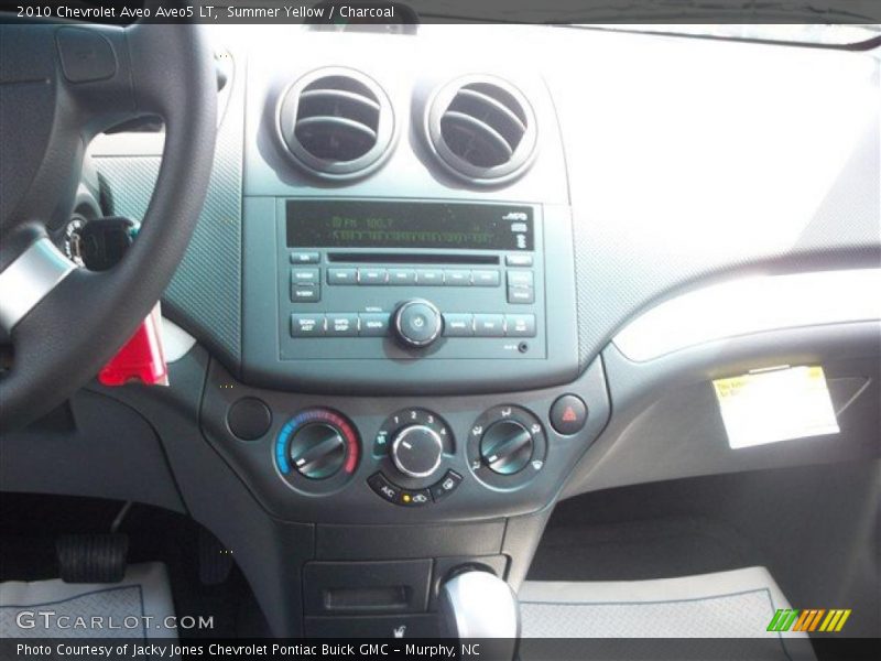 Summer Yellow / Charcoal 2010 Chevrolet Aveo Aveo5 LT