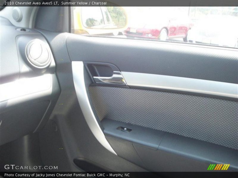 Summer Yellow / Charcoal 2010 Chevrolet Aveo Aveo5 LT
