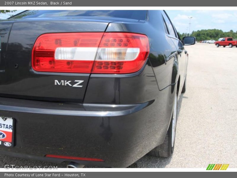 Black / Sand 2007 Lincoln MKZ Sedan