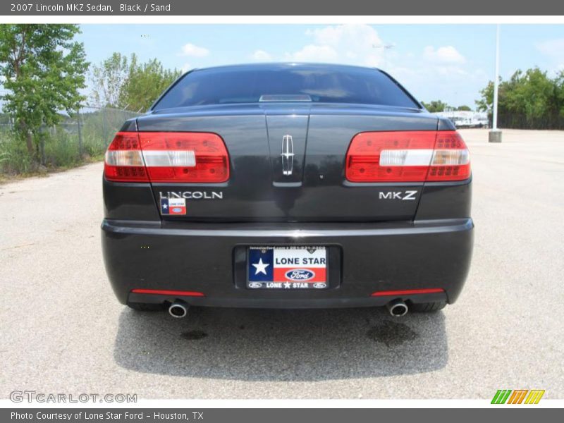 Black / Sand 2007 Lincoln MKZ Sedan