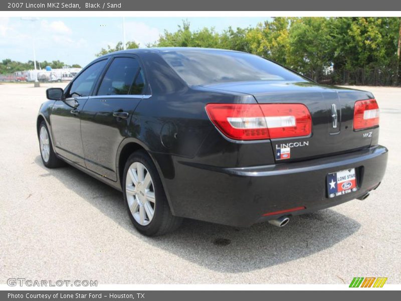 Black / Sand 2007 Lincoln MKZ Sedan