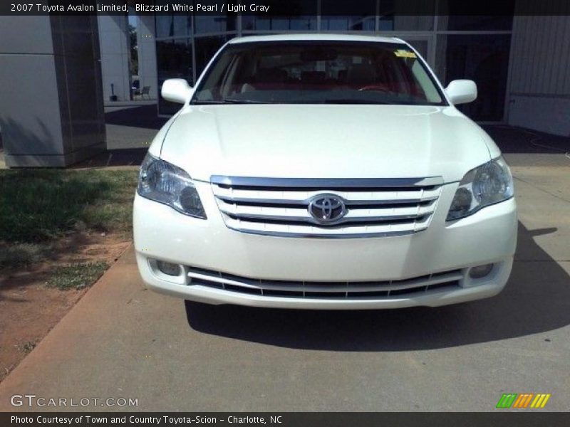 Blizzard White Pearl / Light Gray 2007 Toyota Avalon Limited