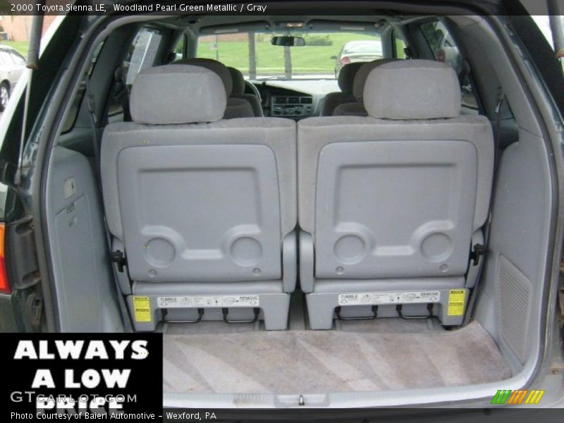 Woodland Pearl Green Metallic / Gray 2000 Toyota Sienna LE