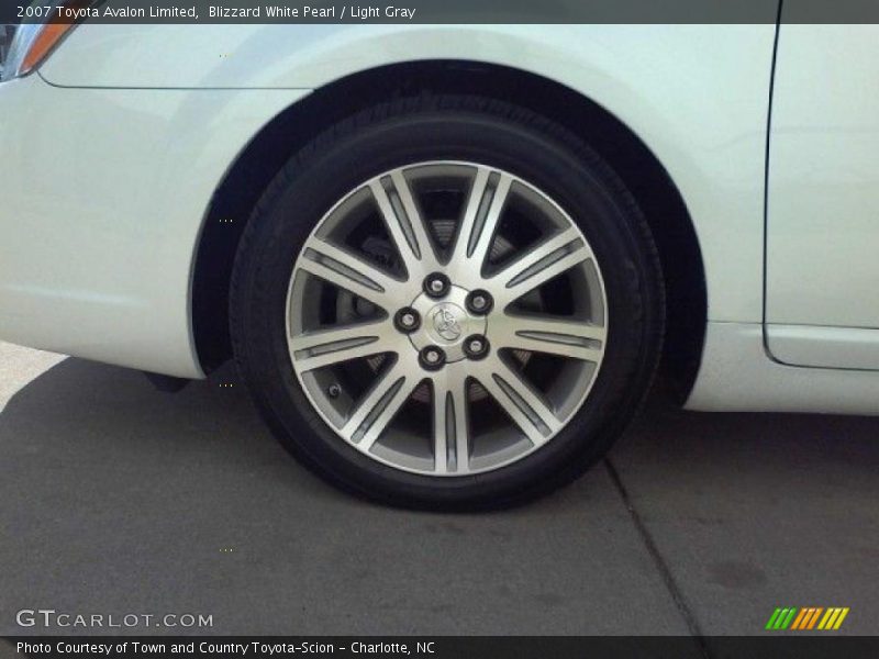 Blizzard White Pearl / Light Gray 2007 Toyota Avalon Limited