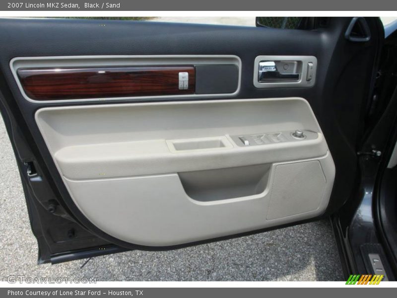 Black / Sand 2007 Lincoln MKZ Sedan