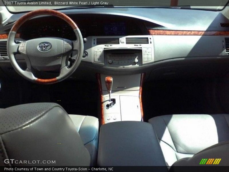 Blizzard White Pearl / Light Gray 2007 Toyota Avalon Limited