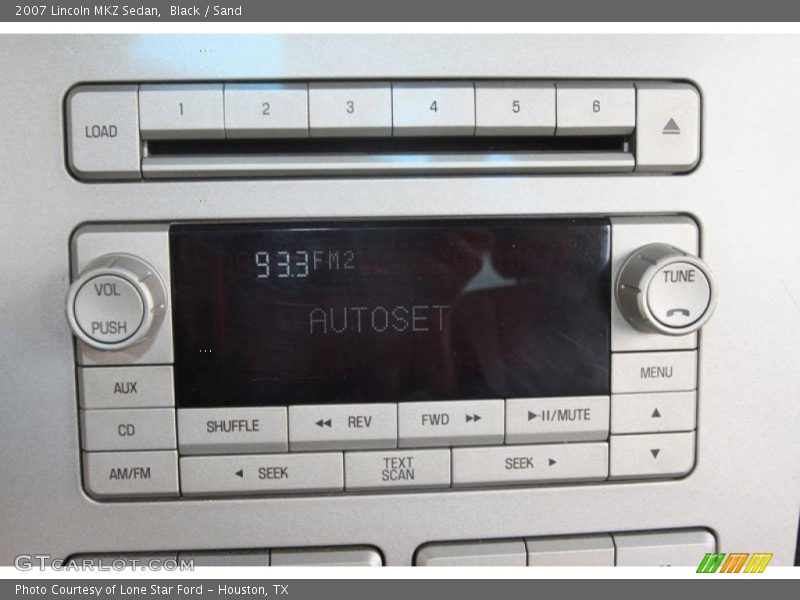 Black / Sand 2007 Lincoln MKZ Sedan