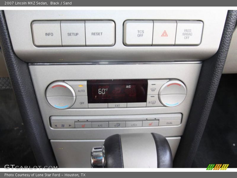 Black / Sand 2007 Lincoln MKZ Sedan