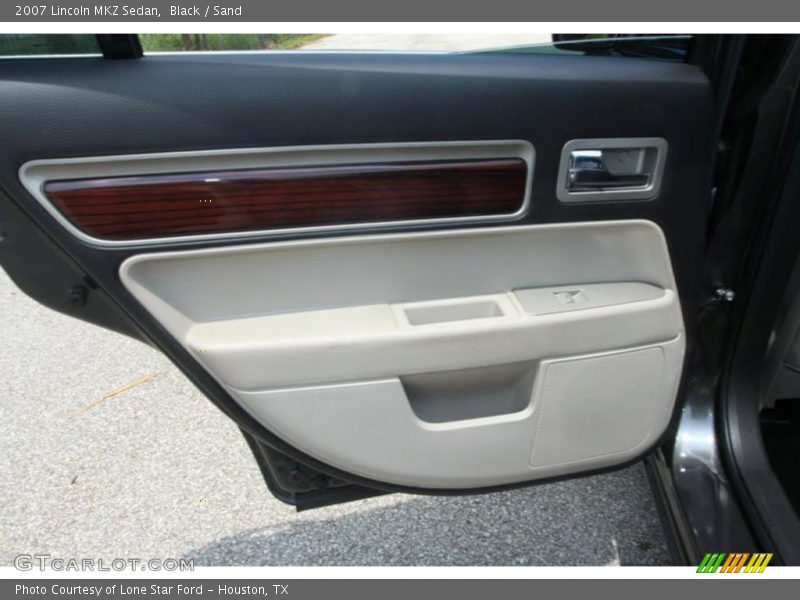 Black / Sand 2007 Lincoln MKZ Sedan