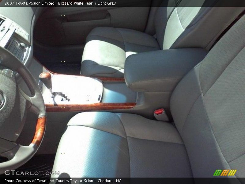 Blizzard White Pearl / Light Gray 2007 Toyota Avalon Limited