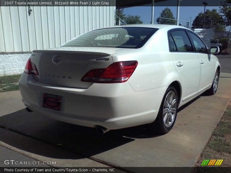 Blizzard White Pearl / Light Gray 2007 Toyota Avalon Limited