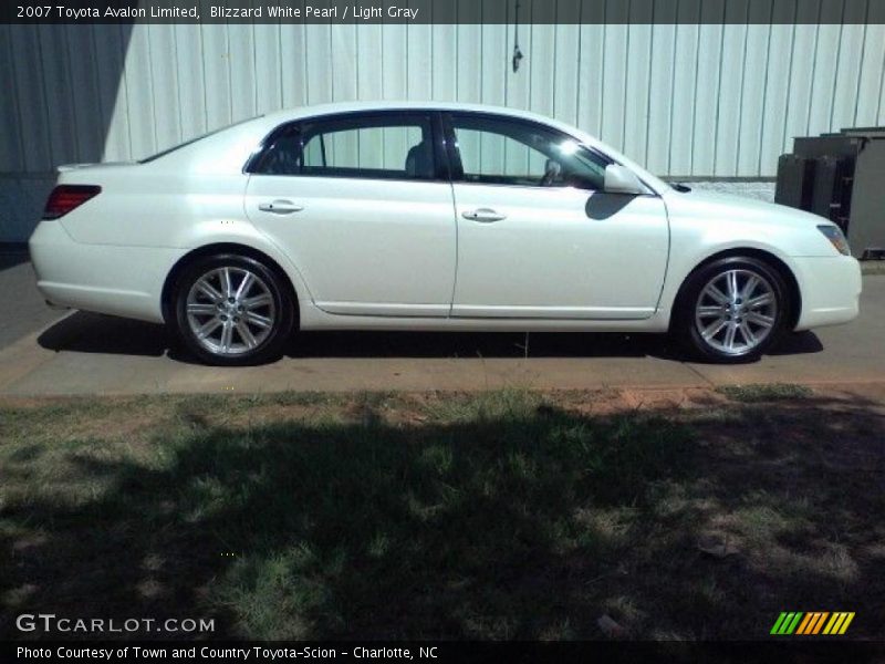Blizzard White Pearl / Light Gray 2007 Toyota Avalon Limited