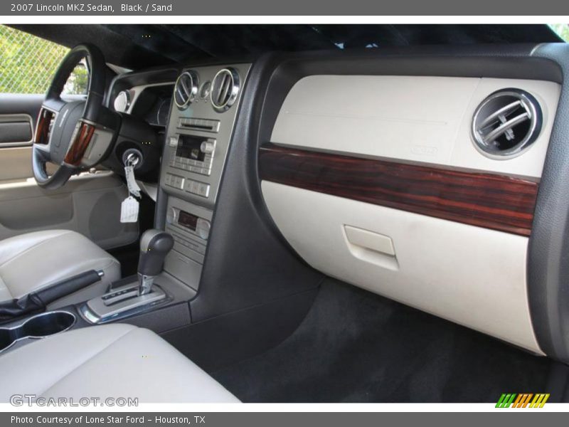 Black / Sand 2007 Lincoln MKZ Sedan