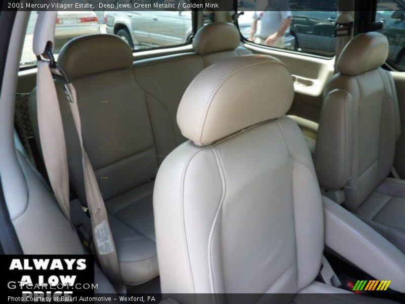 Deep Jewel Green Metallic / Golden Mink 2001 Mercury Villager Estate