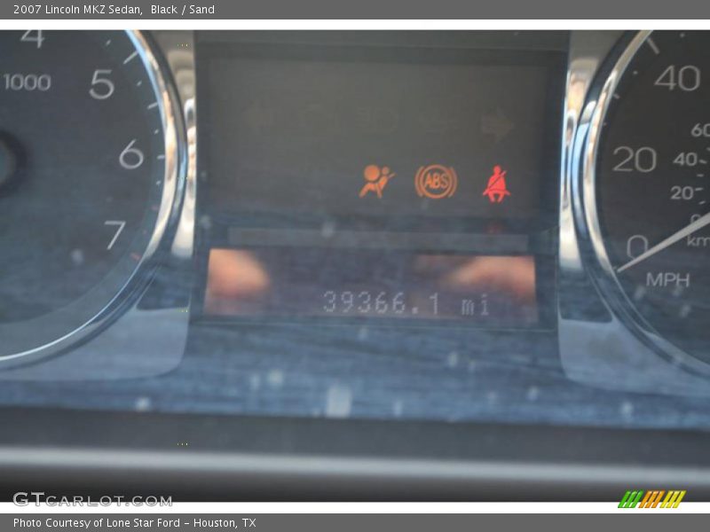 Black / Sand 2007 Lincoln MKZ Sedan