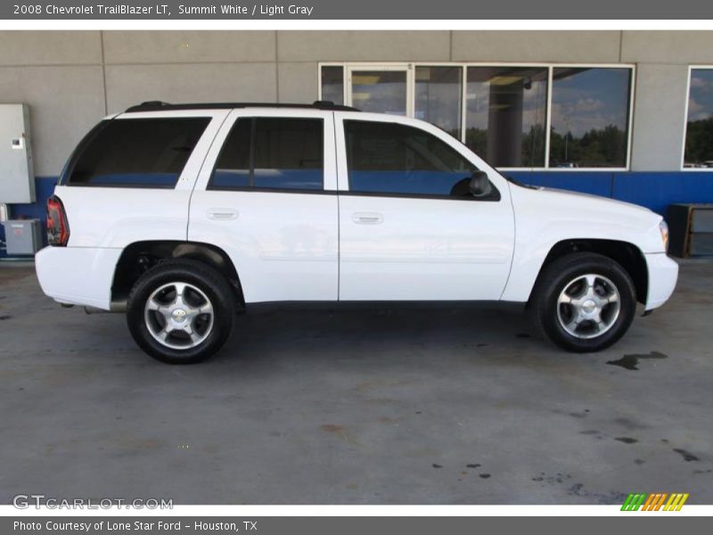 Summit White / Light Gray 2008 Chevrolet TrailBlazer LT