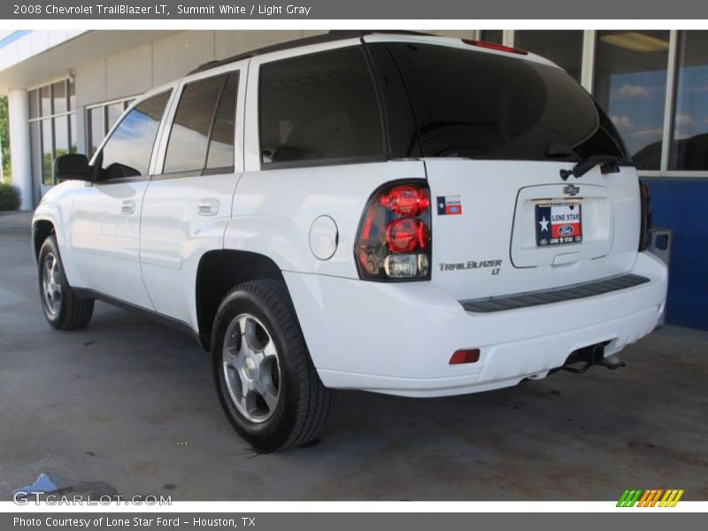 Summit White / Light Gray 2008 Chevrolet TrailBlazer LT