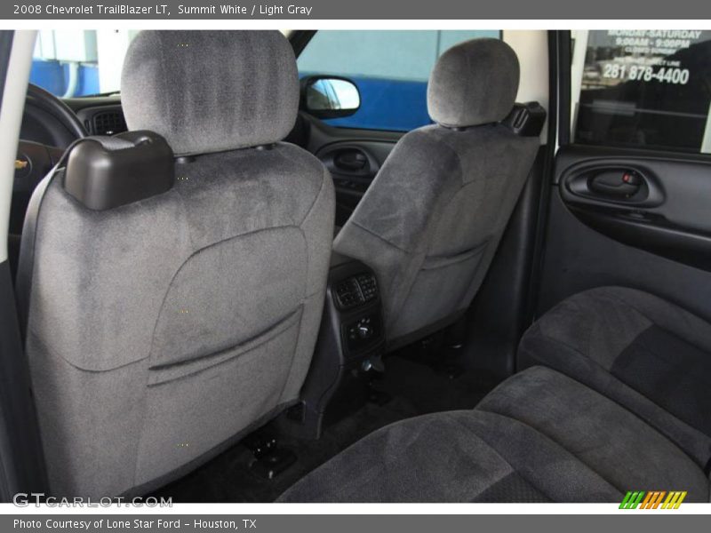 Summit White / Light Gray 2008 Chevrolet TrailBlazer LT