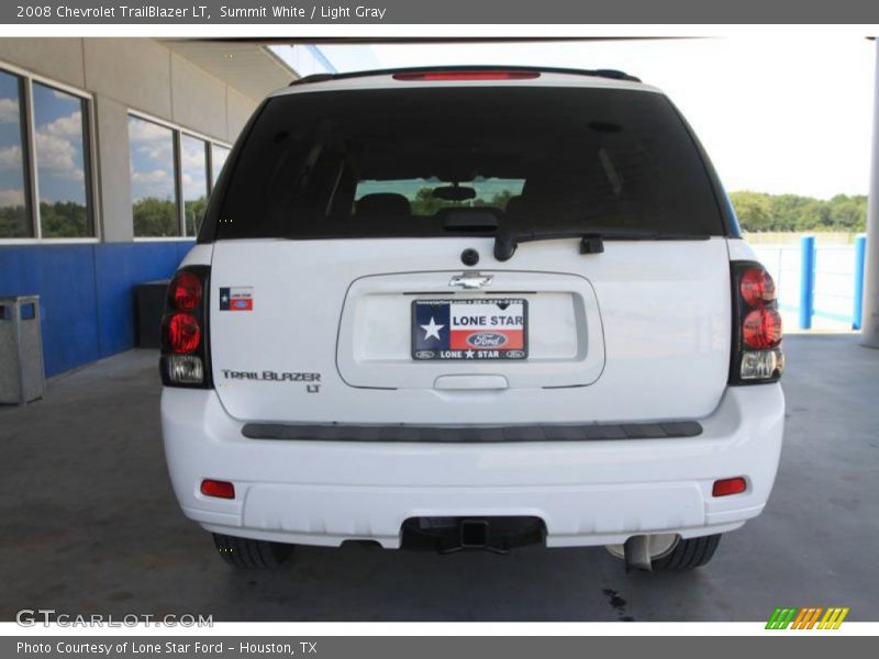 Summit White / Light Gray 2008 Chevrolet TrailBlazer LT