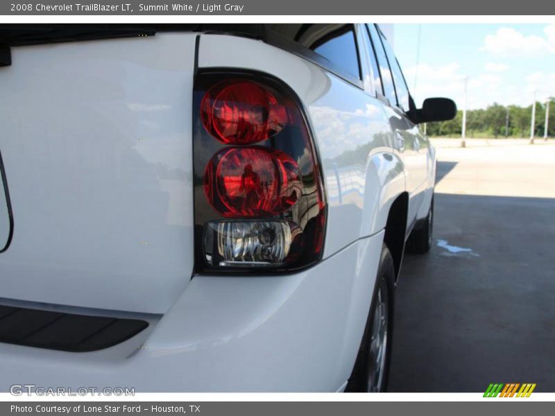 Summit White / Light Gray 2008 Chevrolet TrailBlazer LT