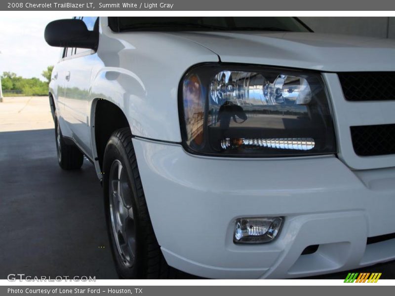 Summit White / Light Gray 2008 Chevrolet TrailBlazer LT