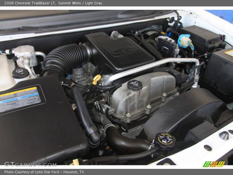 Summit White / Light Gray 2008 Chevrolet TrailBlazer LT