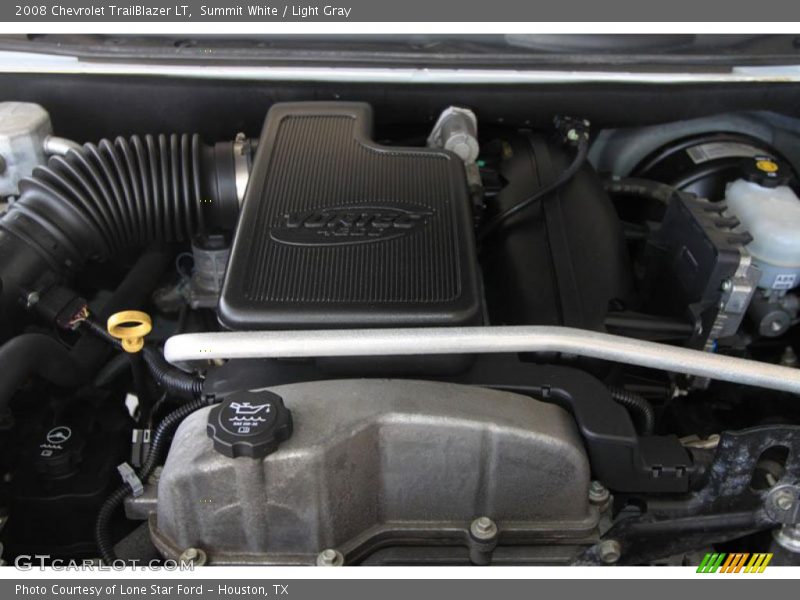 Summit White / Light Gray 2008 Chevrolet TrailBlazer LT