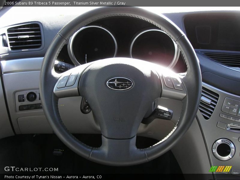 Titanium Silver Metallic / Gray 2006 Subaru B9 Tribeca 5 Passenger