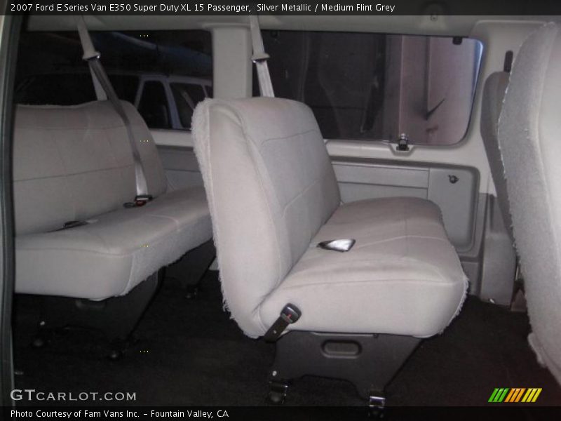 Silver Metallic / Medium Flint Grey 2007 Ford E Series Van E350 Super Duty XL 15 Passenger