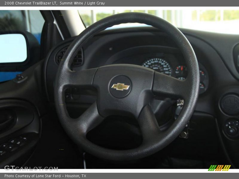 Summit White / Light Gray 2008 Chevrolet TrailBlazer LT