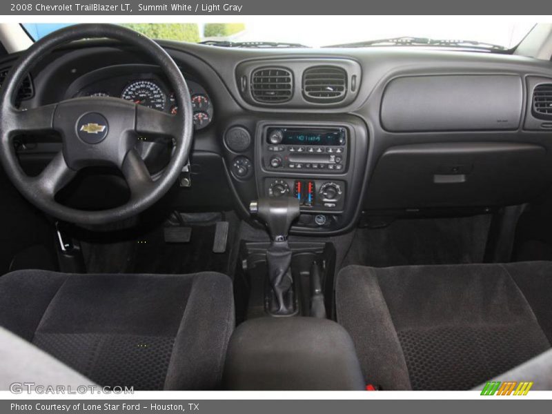 Summit White / Light Gray 2008 Chevrolet TrailBlazer LT