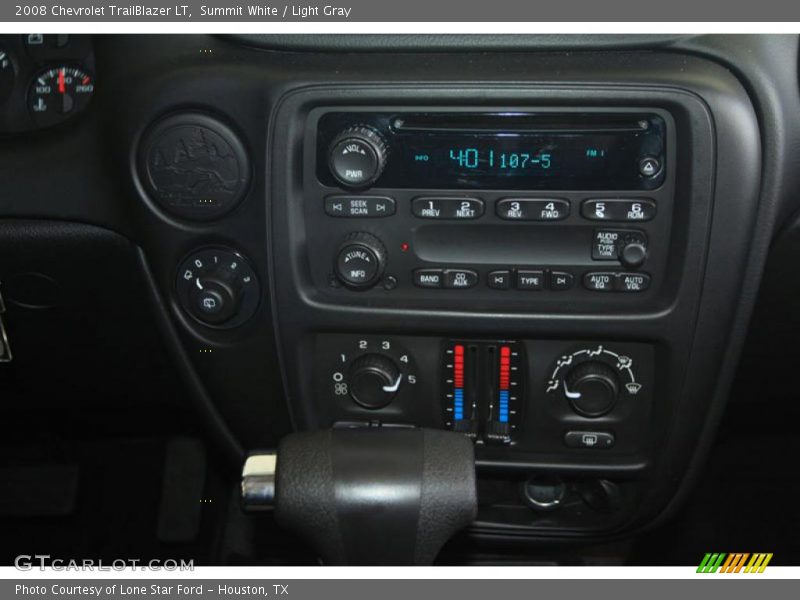 Summit White / Light Gray 2008 Chevrolet TrailBlazer LT