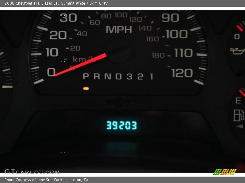 Summit White / Light Gray 2008 Chevrolet TrailBlazer LT