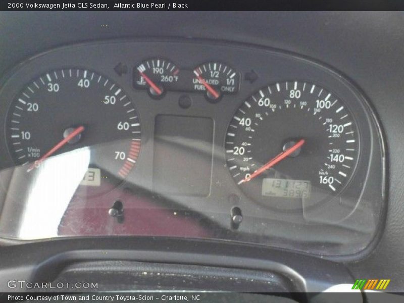Atlantic Blue Pearl / Black 2000 Volkswagen Jetta GLS Sedan