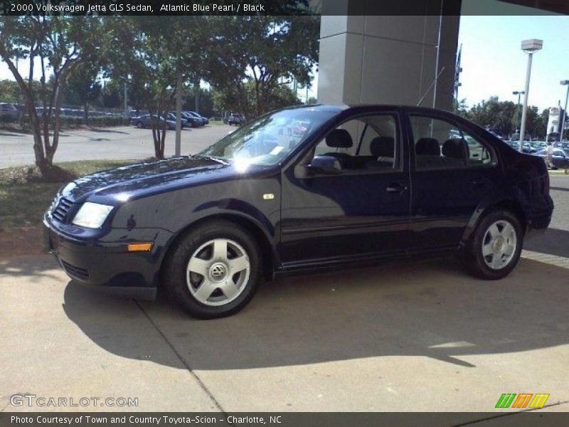 Atlantic Blue Pearl / Black 2000 Volkswagen Jetta GLS Sedan