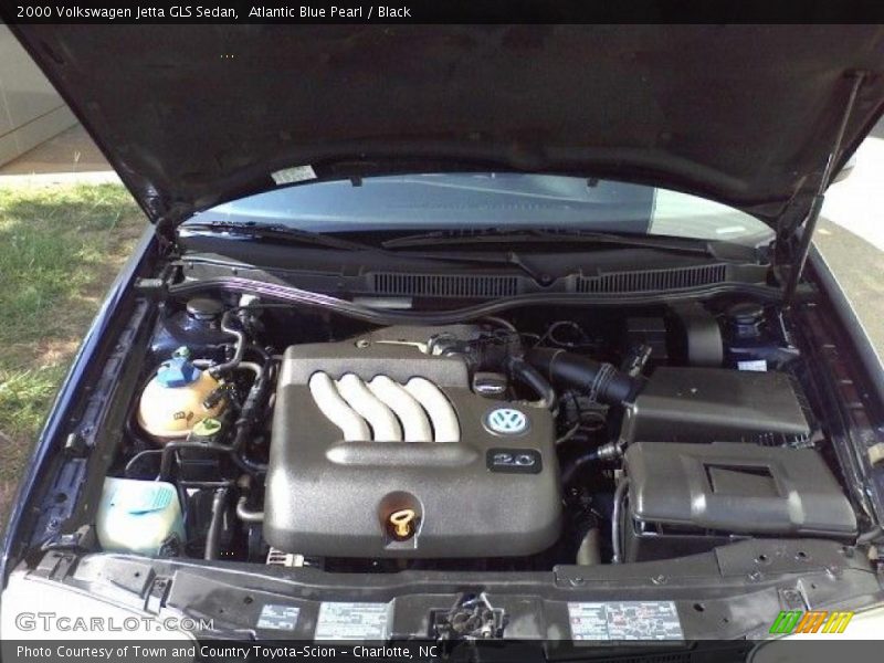Atlantic Blue Pearl / Black 2000 Volkswagen Jetta GLS Sedan