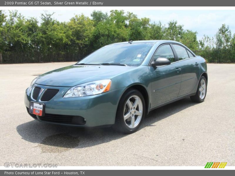 Silver Green Metallic / Ebony 2009 Pontiac G6 GT Sedan
