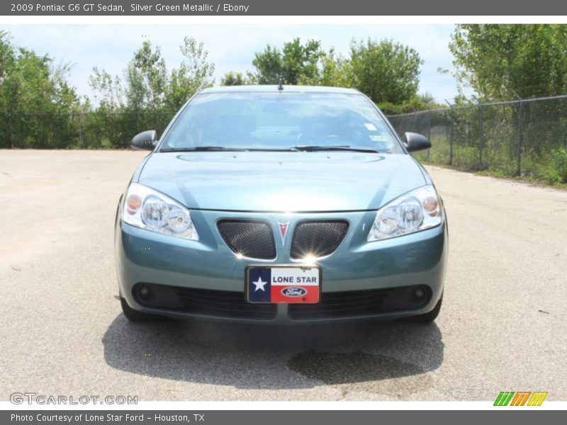 Silver Green Metallic / Ebony 2009 Pontiac G6 GT Sedan