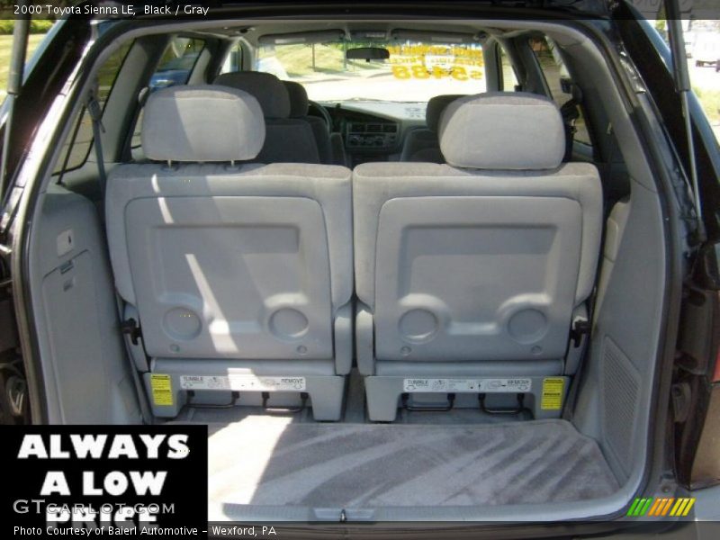 Black / Gray 2000 Toyota Sienna LE