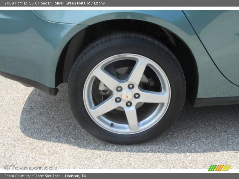 Silver Green Metallic / Ebony 2009 Pontiac G6 GT Sedan