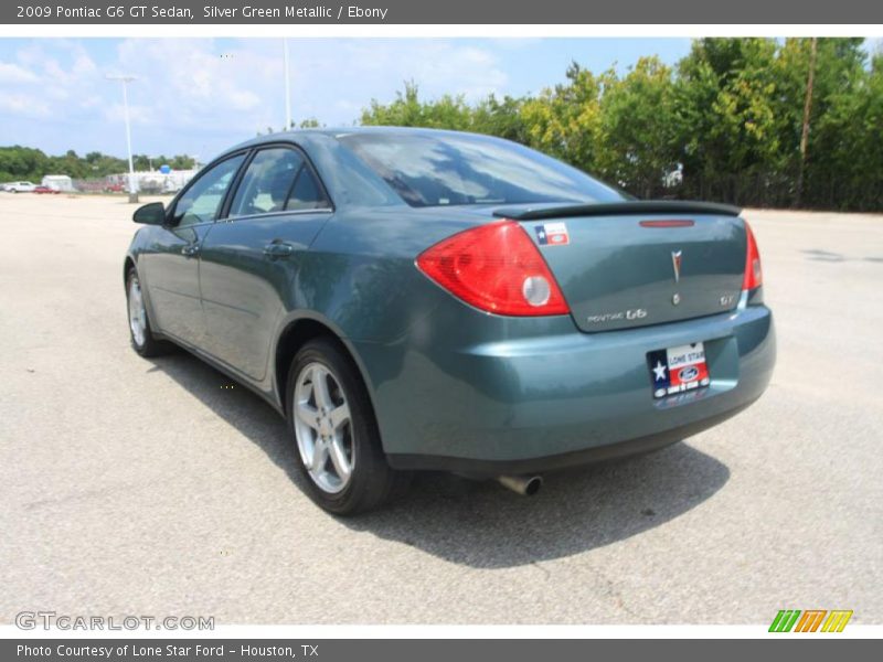 Silver Green Metallic / Ebony 2009 Pontiac G6 GT Sedan